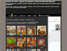 Tablet Screenshot of galerie-de-lans.com